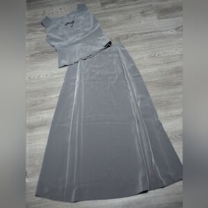 2PC | modern vintage bridesmaid skirt suit set